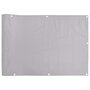 Voir la diapositive 2 : VIDAXL Ecran d'intimite de balcon gris 800x120 cm PVC