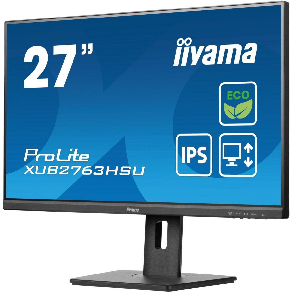 Iiyama Ecran PC PROLITE XUB2763HSU-B1 27'' Plat IPS