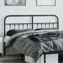 Voir la diapositive 3 : VIDAXL Tete de lit metal noir 180 cm