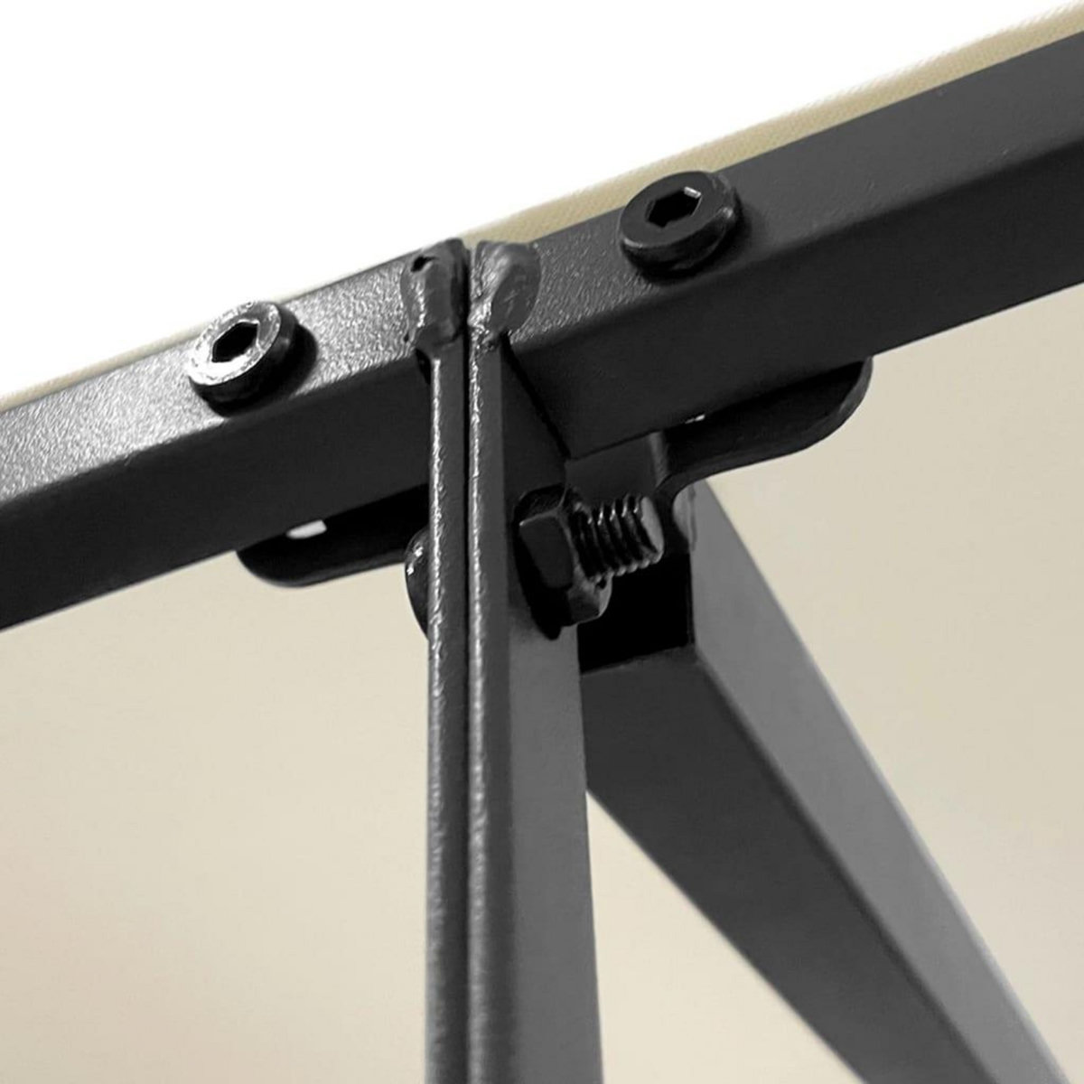 VIDAXL Auvent creme 2x2,3 m 180 g/m^2 tissu et acier