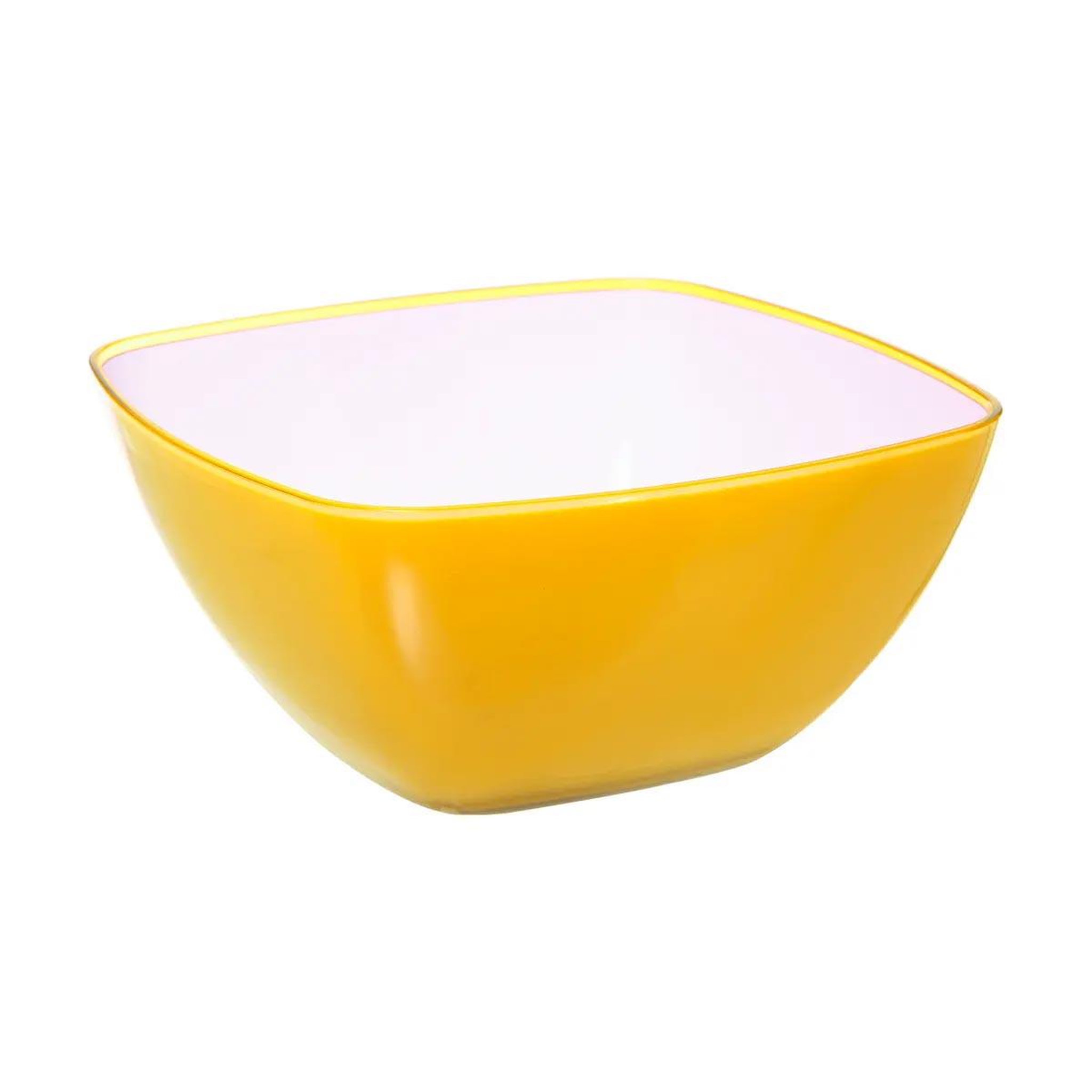 FIVE Saladier carré réutilisable  square  19cm moutarde