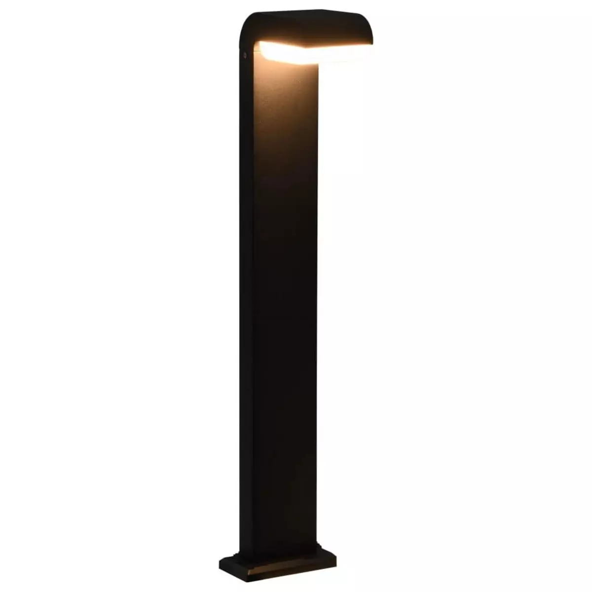 VIDAXL Lampe LED d'exterieur 9 W Noir Ovale