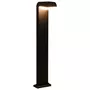 VIDAXL Lampe LED d'exterieur 9 W Noir Ovale