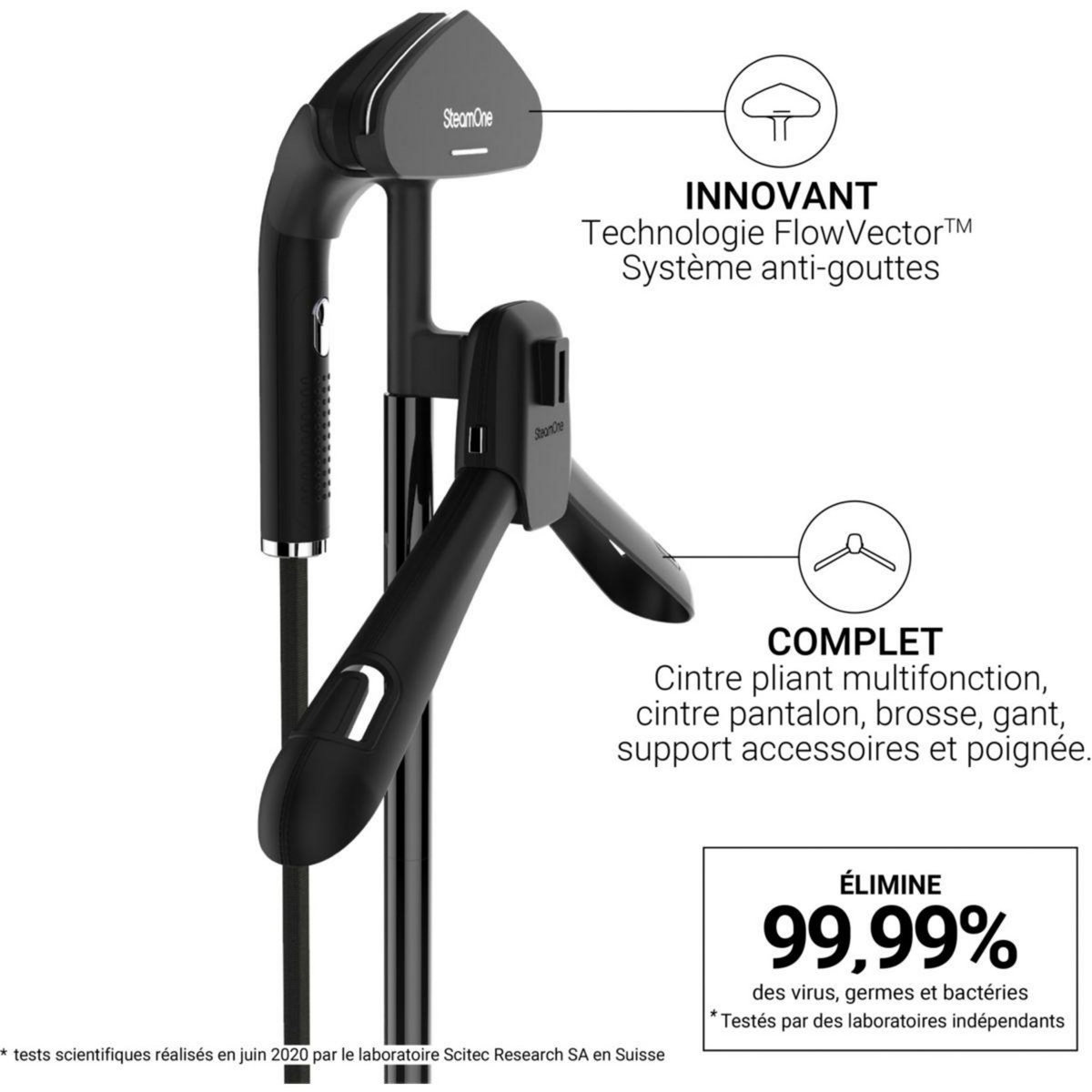 Steamone Défroisseur vapeur SteamCube