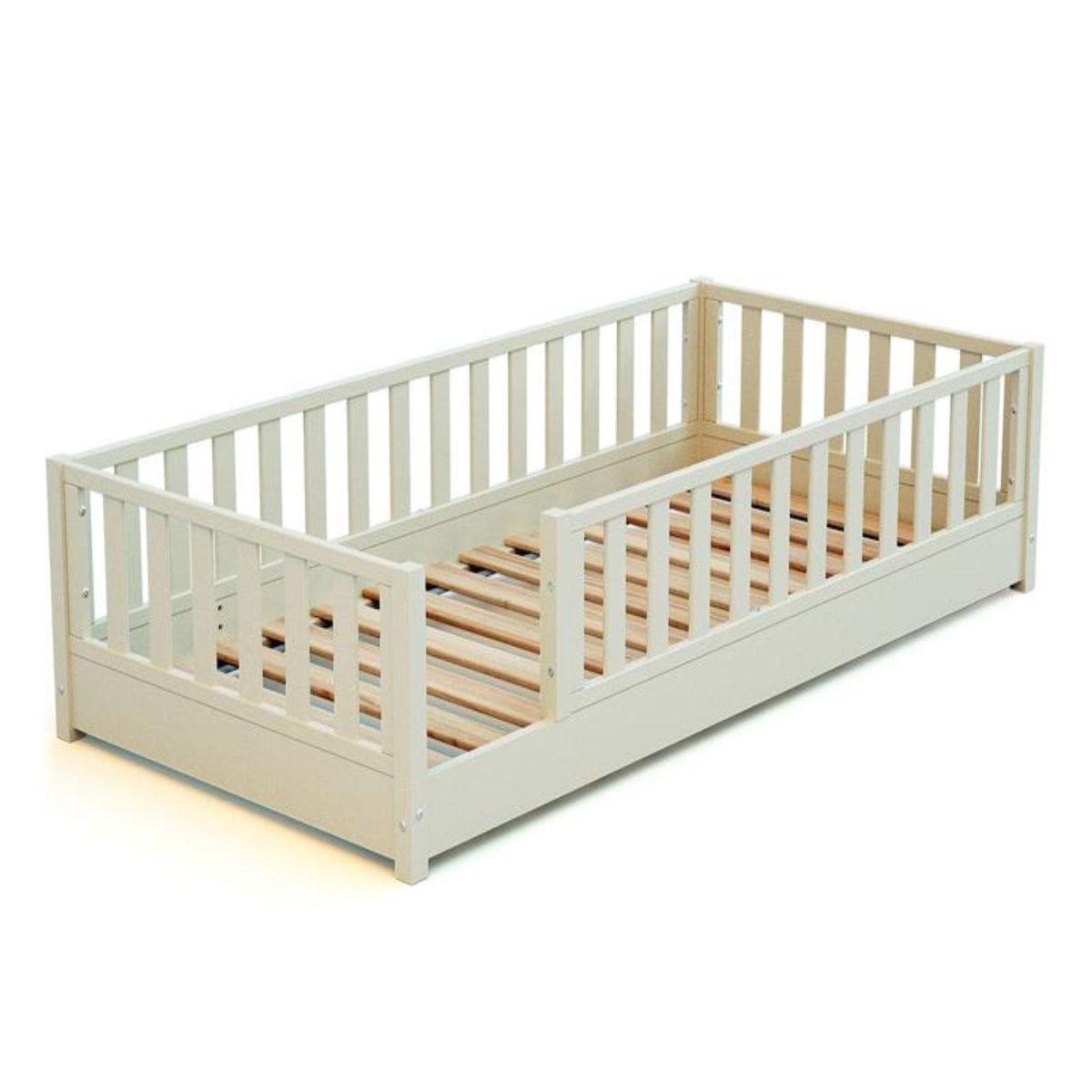 JURABABY Lit au sol enfant en bois SONHO - 90x190