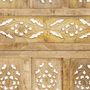 Voir la diapositive 4 : VIDAXL Cloison de separation 4 panneaux 160x165 cm Bois de manguier