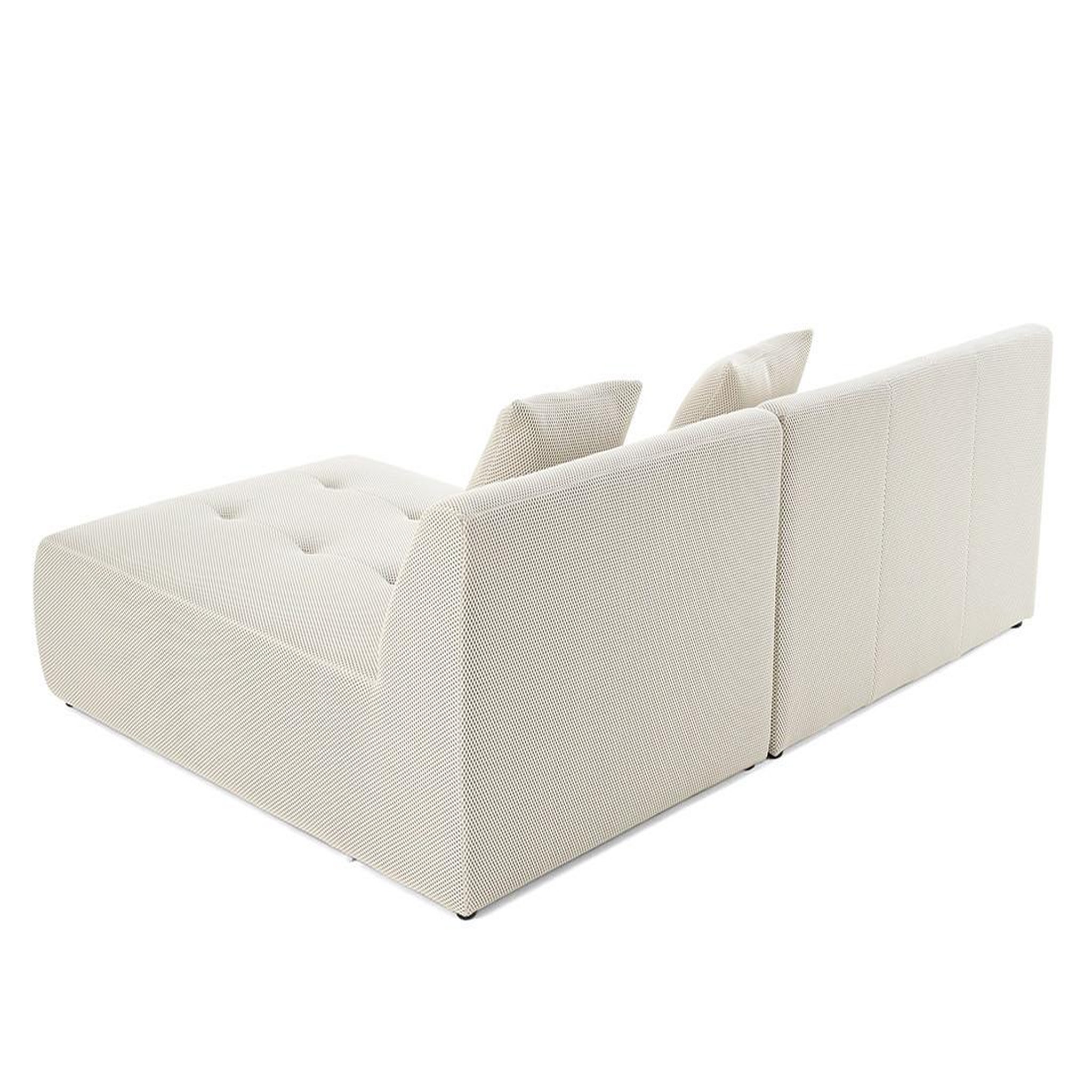 Voir la diapositive 4 : LISA DESIGN Onyx - canapé modulable d'angle réversible 4 places - en tissu mailles 3d