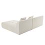 Voir la diapositive 4 : LISA DESIGN Onyx - canapé modulable d'angle réversible 4 places - en tissu mailles 3d