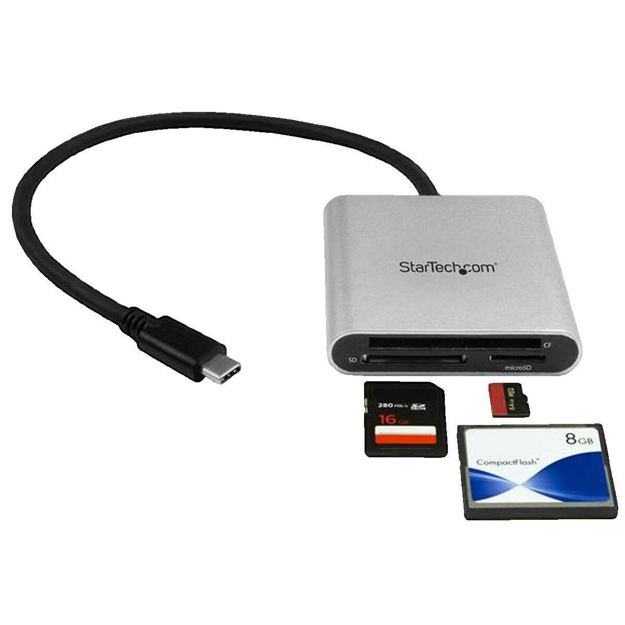 Voir la diapositive 2 : Startech Lecteur et enregistreur multicartes StarTech USB 3.0 avec USB-C