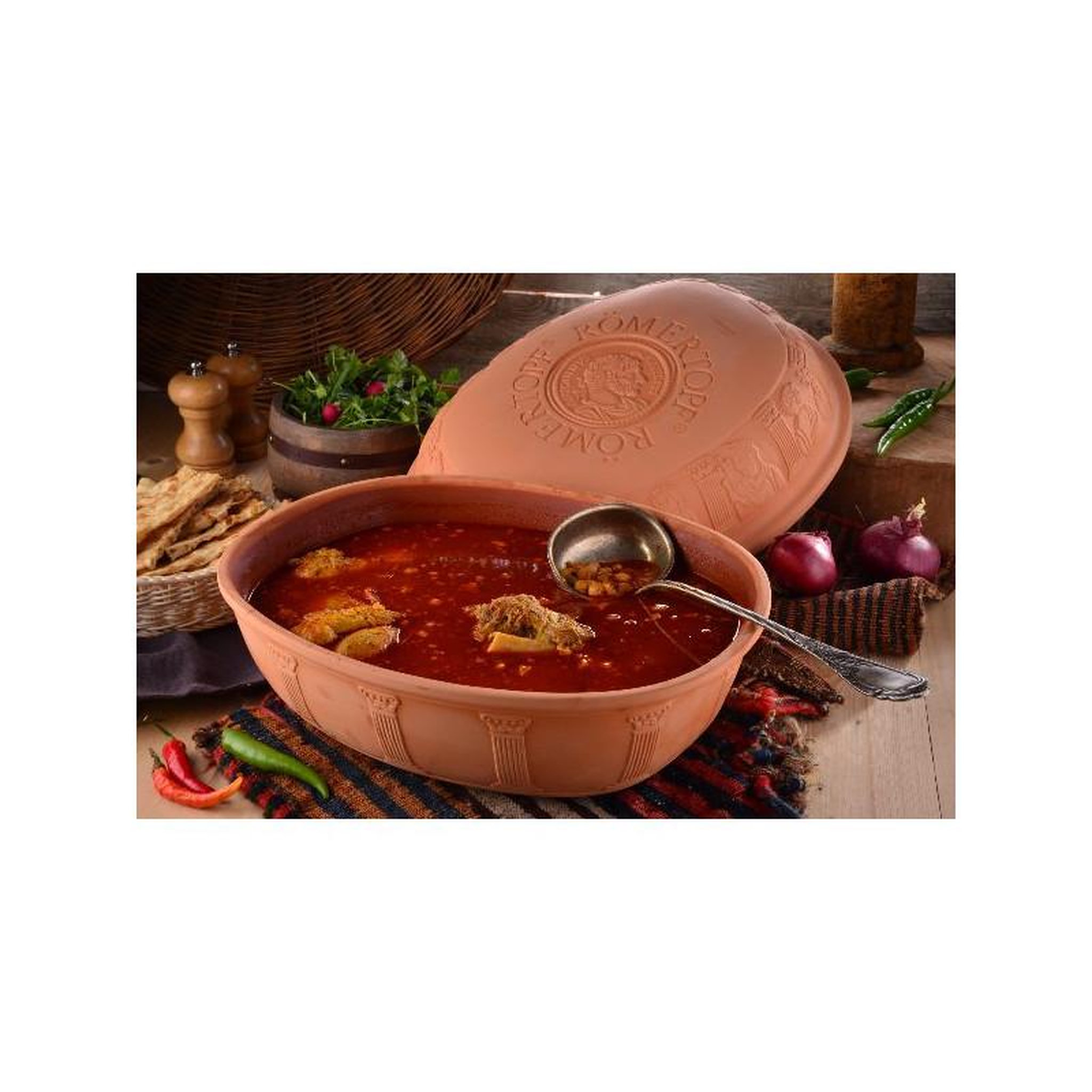 Voir la diapositive 5 : romertopf ROMERTOPF COCOTTE 8 PERSONNES ROMERTOPF - 117 05