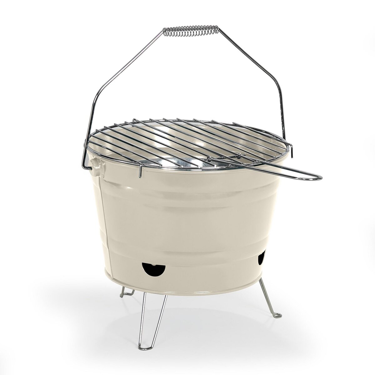 LIVOO Barbecue à charbon 27cm crème - DOC327C