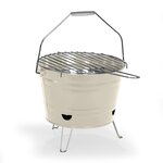 LIVOO Barbecue à charbon 27cm crème - DOC327C