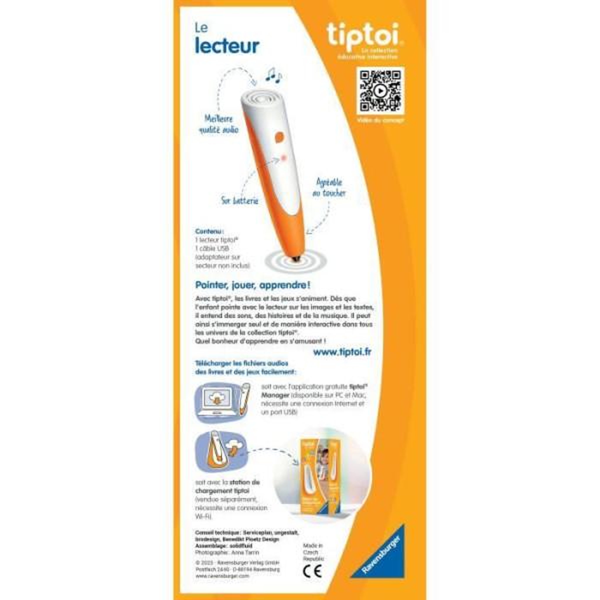 Voir la diapositive 4 : RAVENSBURGER tiptoi Lecteur stylo interactif, 00178, A partir de 2 ans, Ravensburger