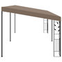 Voir la diapositive 3 : VIDAXL Belvedere mural 6x3x2,5 m Taupe