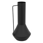 ATMOSPHERA Vase en métal ARTHUR - H. 34,5 cm - Noir