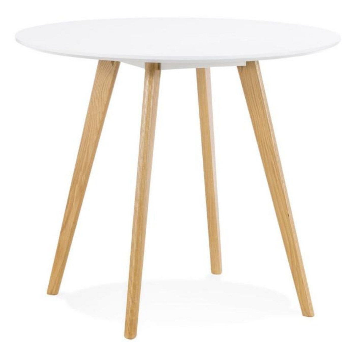 Paris Prix Table de Repas Scandinave  Pacio  90cm Blanc