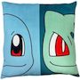 Voir la diapositive 2 : Pokemon Coussin double face - Carré - POKEMON - Starter - Microfibre - 40 x 40 cm