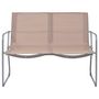 Voir la diapositive 2 : VIDAXL Salon de jardin 4 pcs Tissu et acier Taupe
