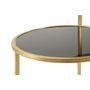 Voir la diapositive 5 : Paris Prix Table d'Appoint Double Plateaux  Level  60cm Or