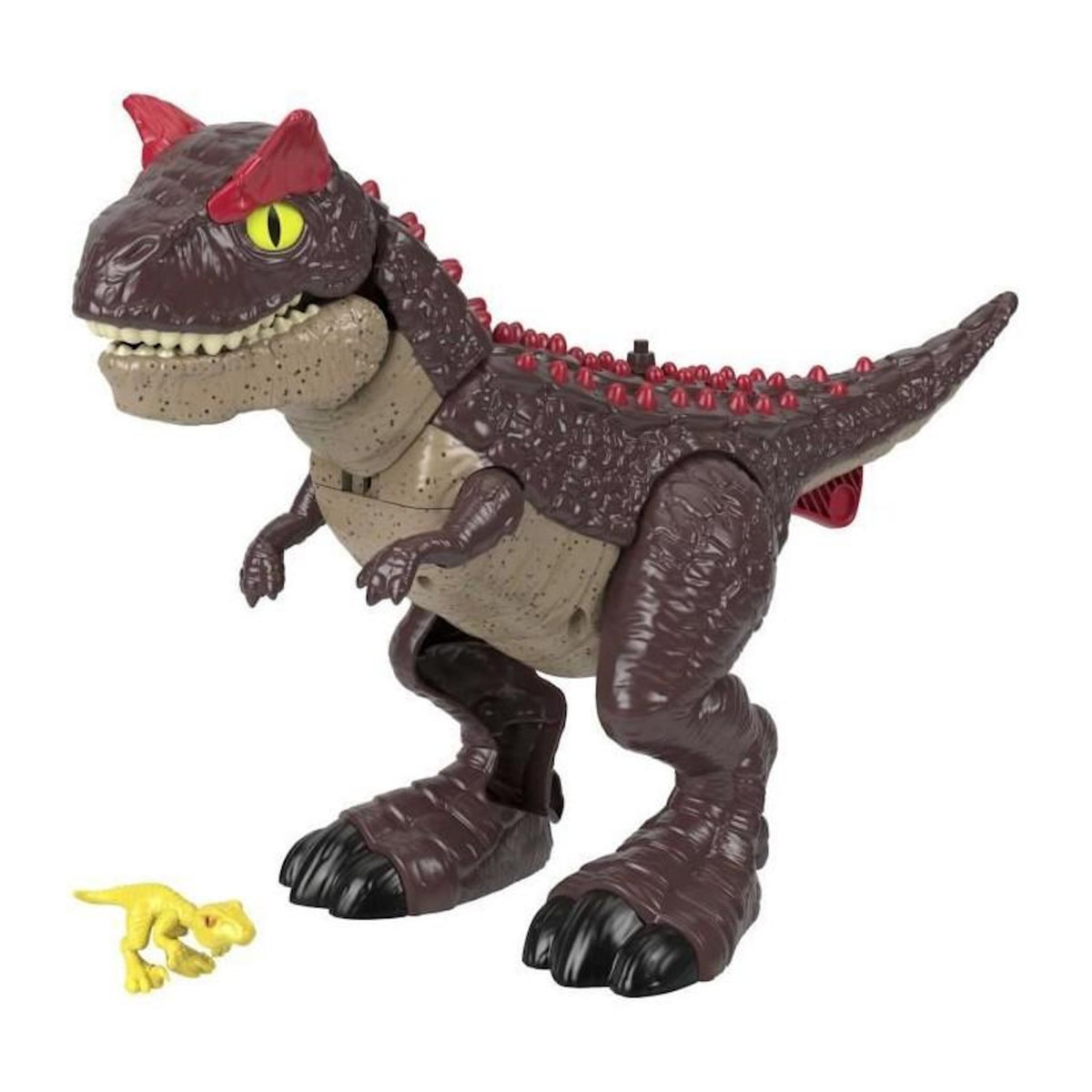 FISHER PRICE CARNOTAURUS ATTAQUE DE PIQUES - FISHER-PRICE - HML42 - FIGURINE IMAGINEXT JURASSIC WORLD