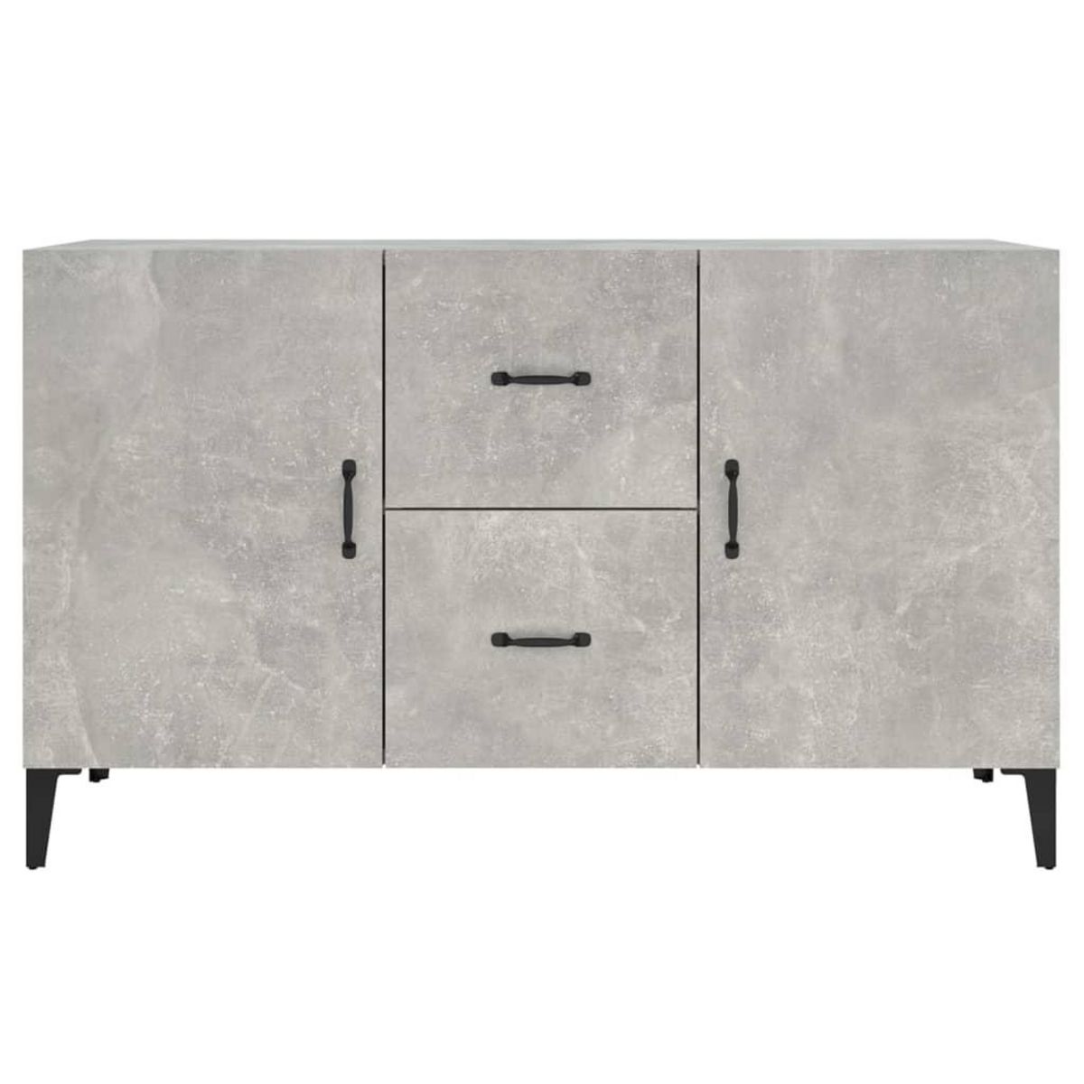 VIDAXL Buffet gris beton 100x36x60 cm bois d'ingenierie