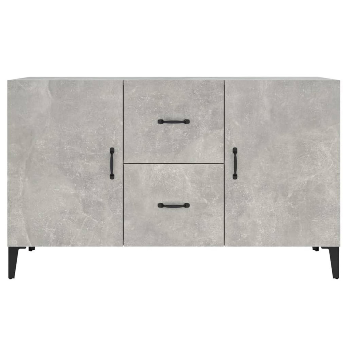 VIDAXL Buffet gris beton 100x36x60 cm bois d'ingenierie