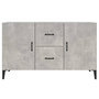 Voir la diapositive 5 : VIDAXL Buffet gris beton 100x36x60 cm bois d'ingenierie