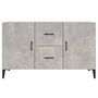 Voir la diapositive 5 : VIDAXL Buffet gris beton 100x36x60 cm bois d'ingenierie