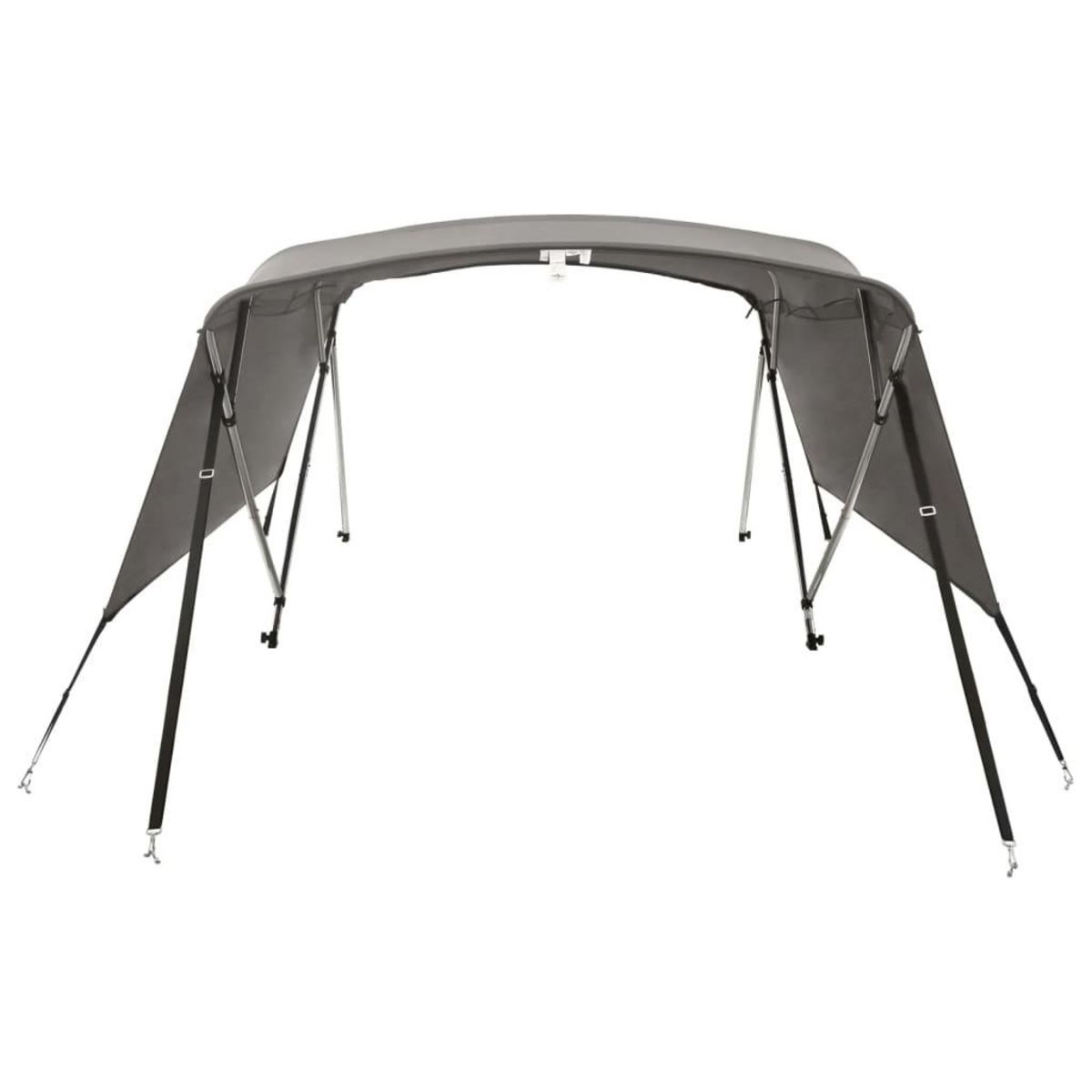 VIDAXL Toit bimini a 4 arceaux parois laterales 243x(230-244)x137 cm