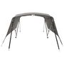 Voir la diapositive 4 : VIDAXL Toit bimini a 4 arceaux parois laterales 243x(230-244)x137 cm