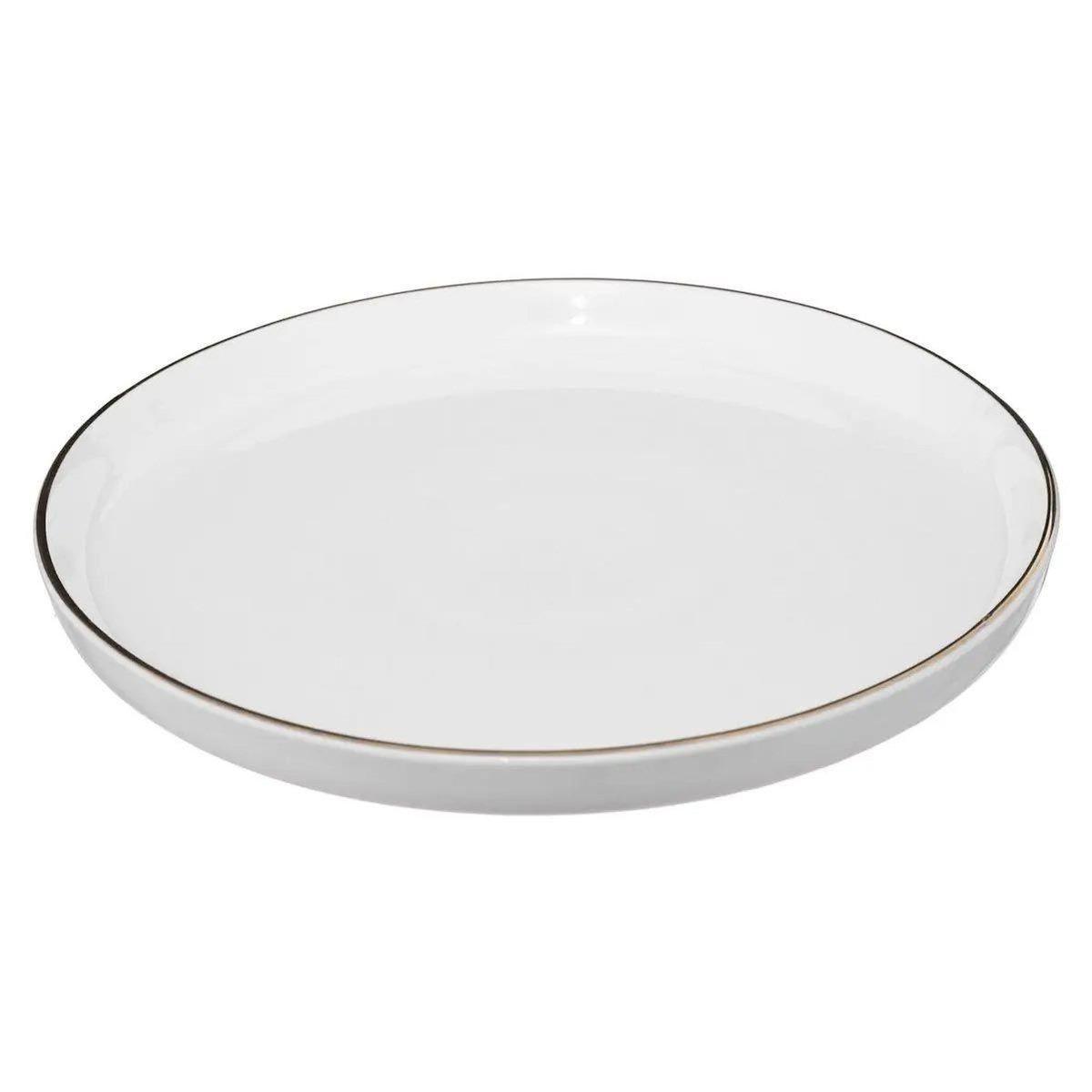 SECRET DE GOURMET Lot de 6 Assiettes à Dessert  Sublima  20cm Blanc