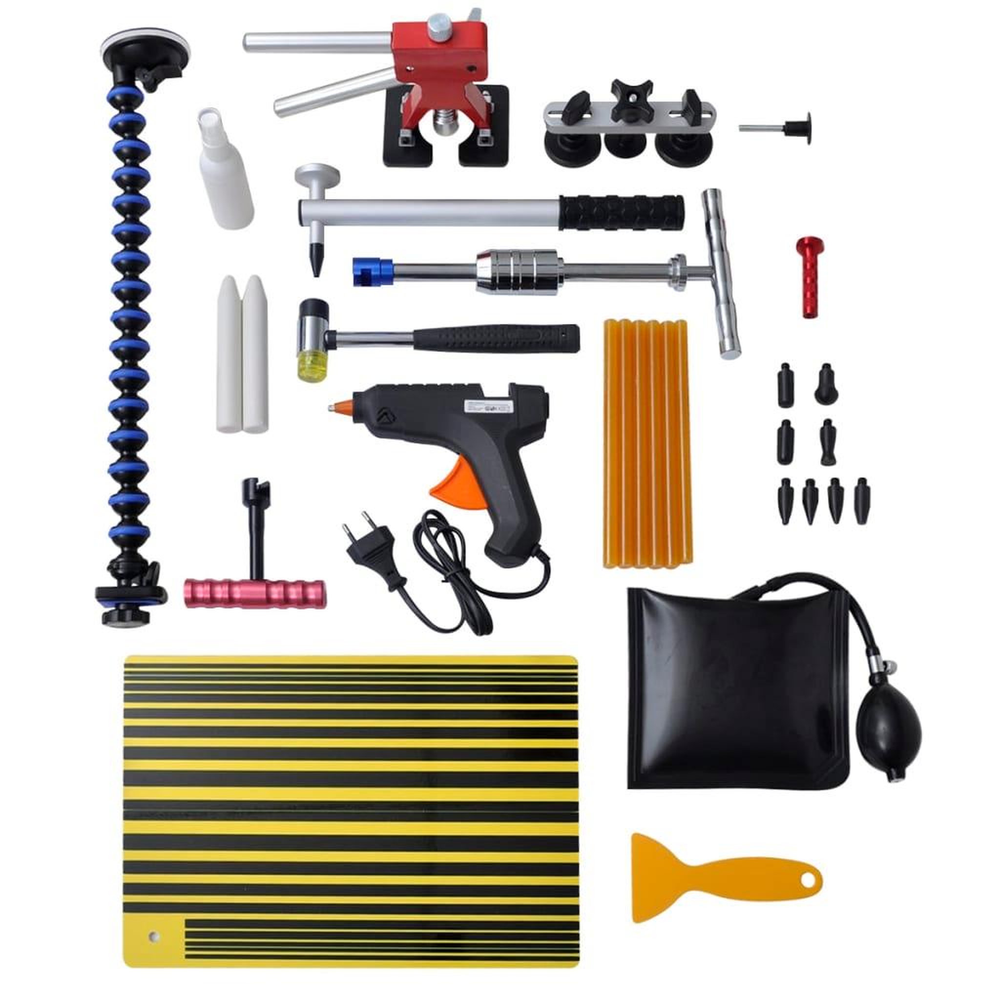 Voir la diapositive 4 : VIDAXL Kit de reparation bosses avec sac de transport xxl