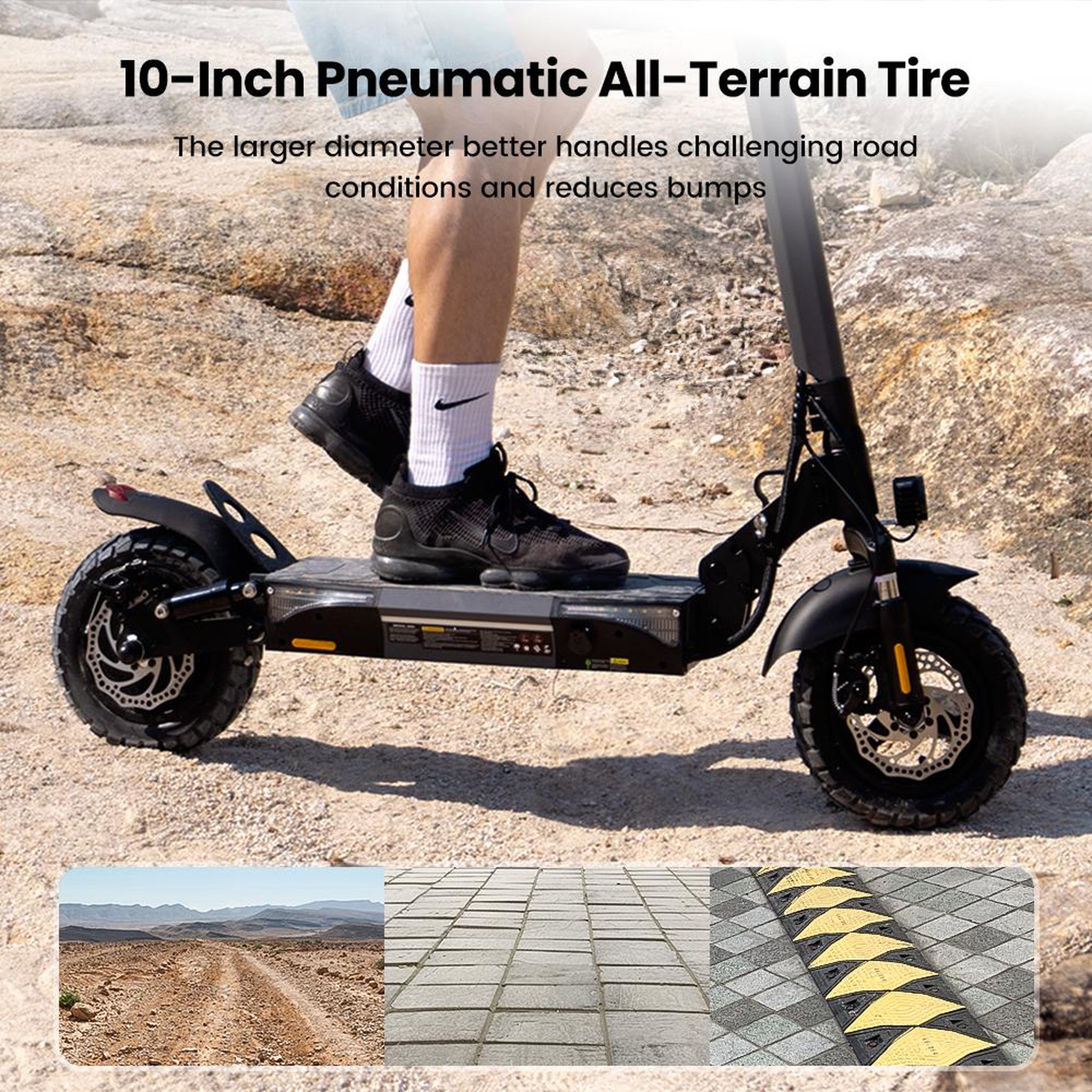 Voir la diapositive 5 : ISCOOTER Trottinette électrique iScooter W9, moteur 1000 W, batterie 48 V 14 Ah, double suspension