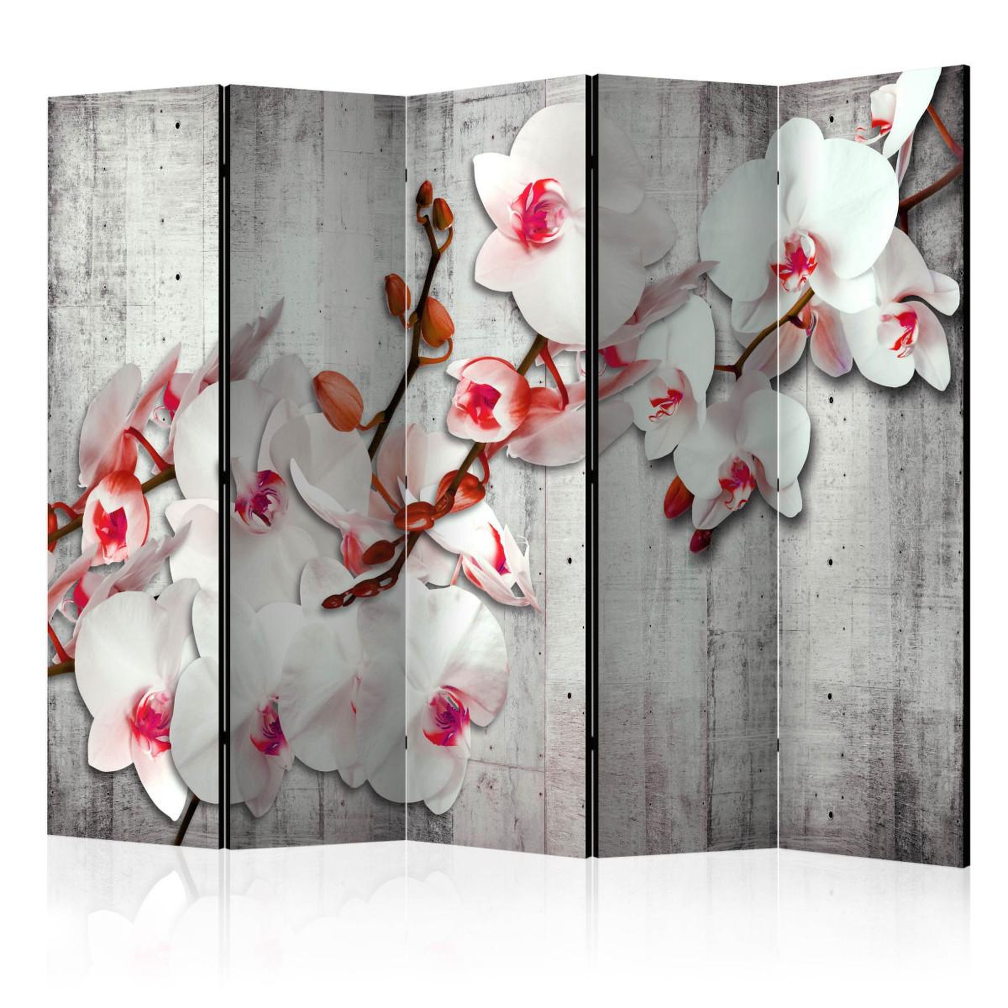 Paris Prix Paravent 5 volets  concrete orchid  172x225cm