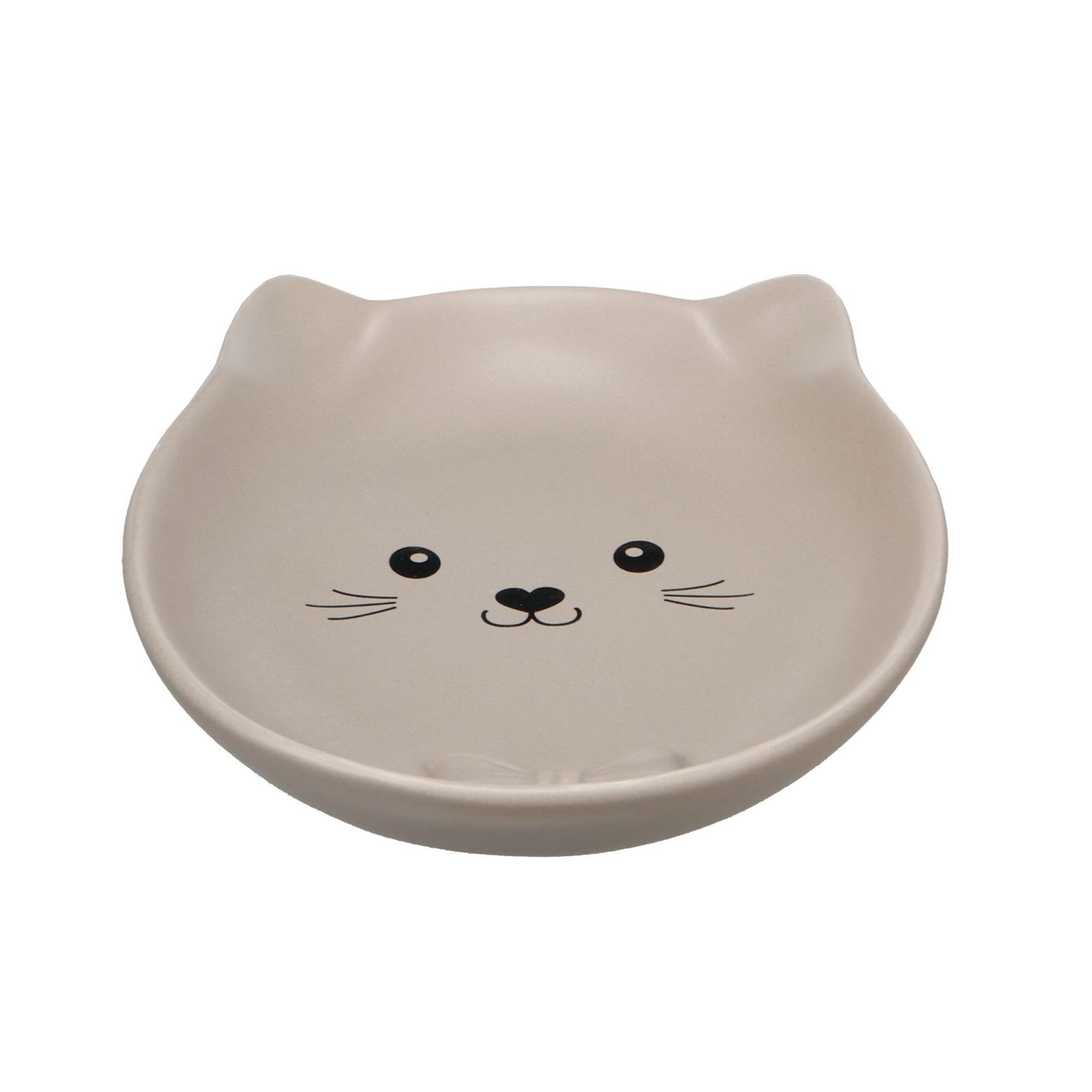 Eden Gamelle ovale en céramique pour chat anti-stress