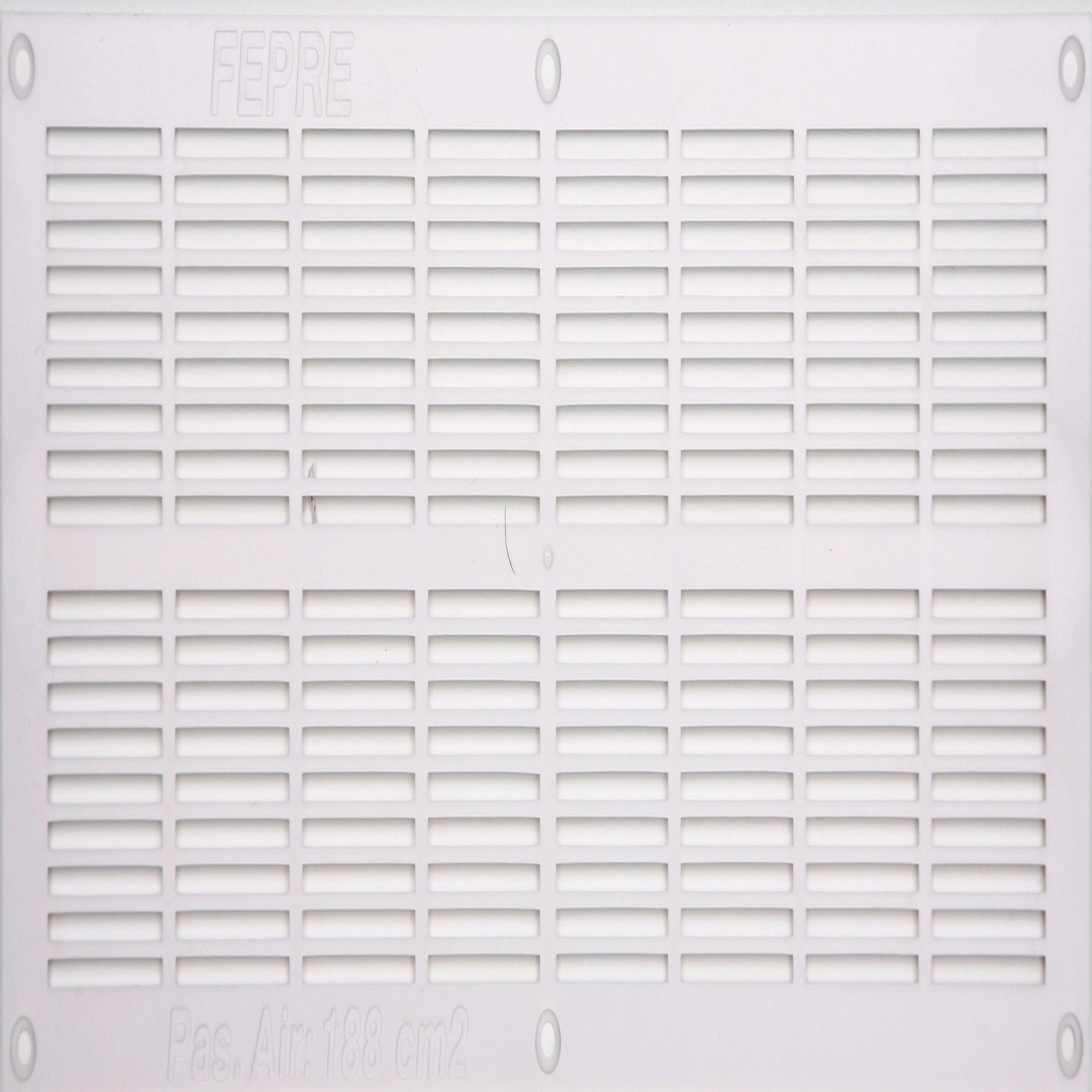 CENTRALE BRICO Grille d'aération abs naturel, L.13.1 x l.33.7 cm