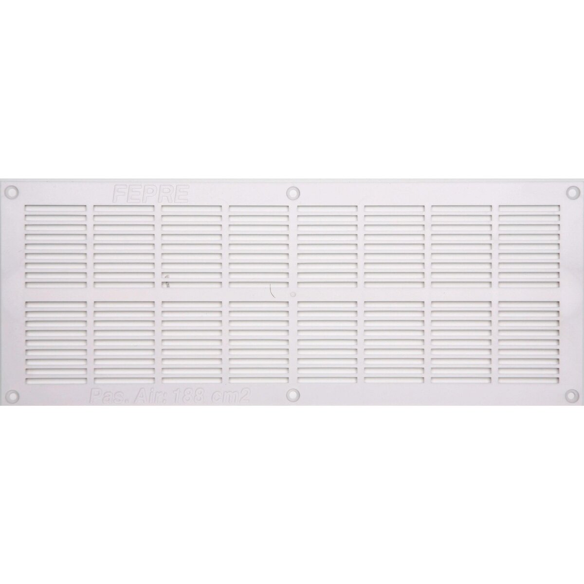 CENTRALE BRICO Grille d'aération abs naturel, L.13.1 x l.33.7 cm
