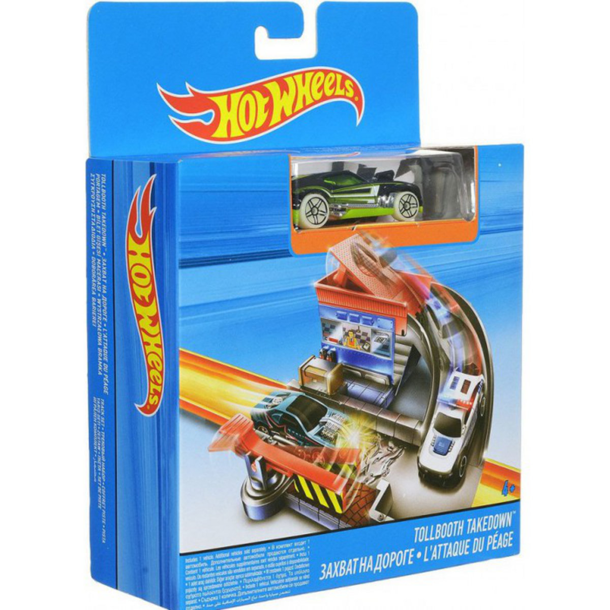 MATTEL Hot Wheels City - L'attaque du péage - Circuit + véhicule