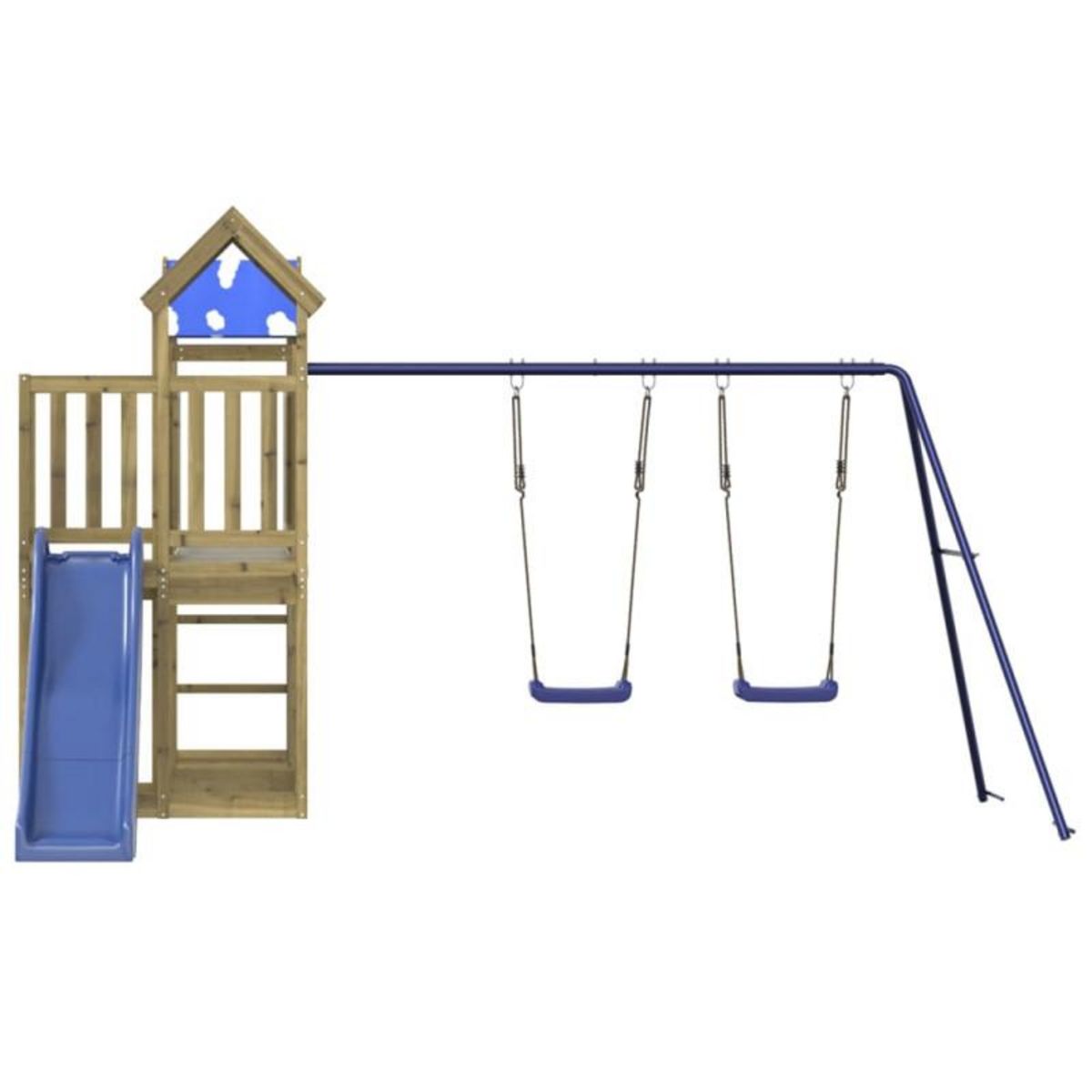 VIDAXL Aire de jeux d extérieur bois de pin imprégné