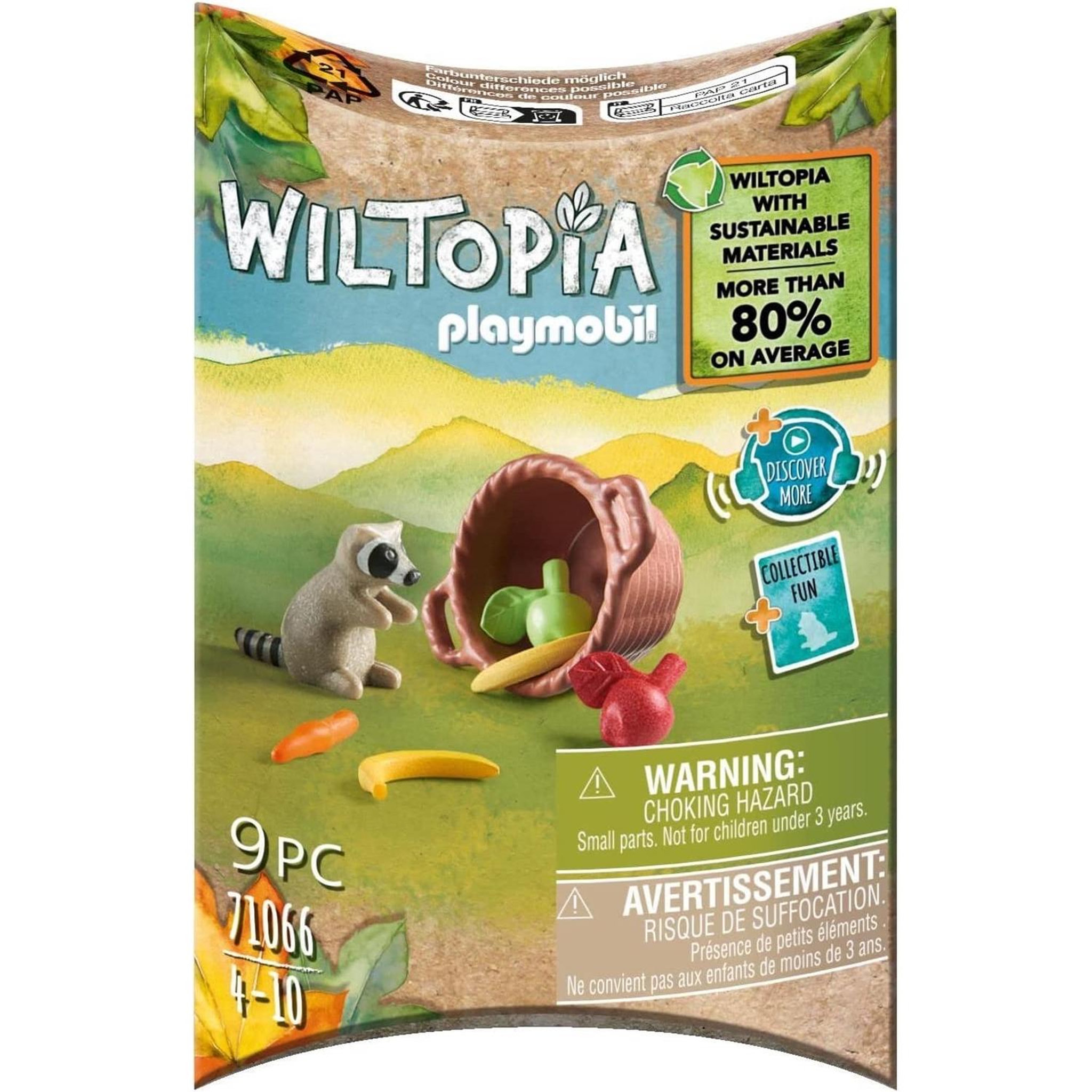PLAYMOBIL Wiltopia Bébé Raton laveur