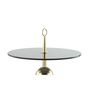 Voir la diapositive 2 : Paris Prix Table d'Appoint Design  Rodriga  53cm Or & Gris