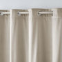 Voir la diapositive 2 : Paris Prix Rideau Isolant Velours  Polarchic  140x260cm Sable