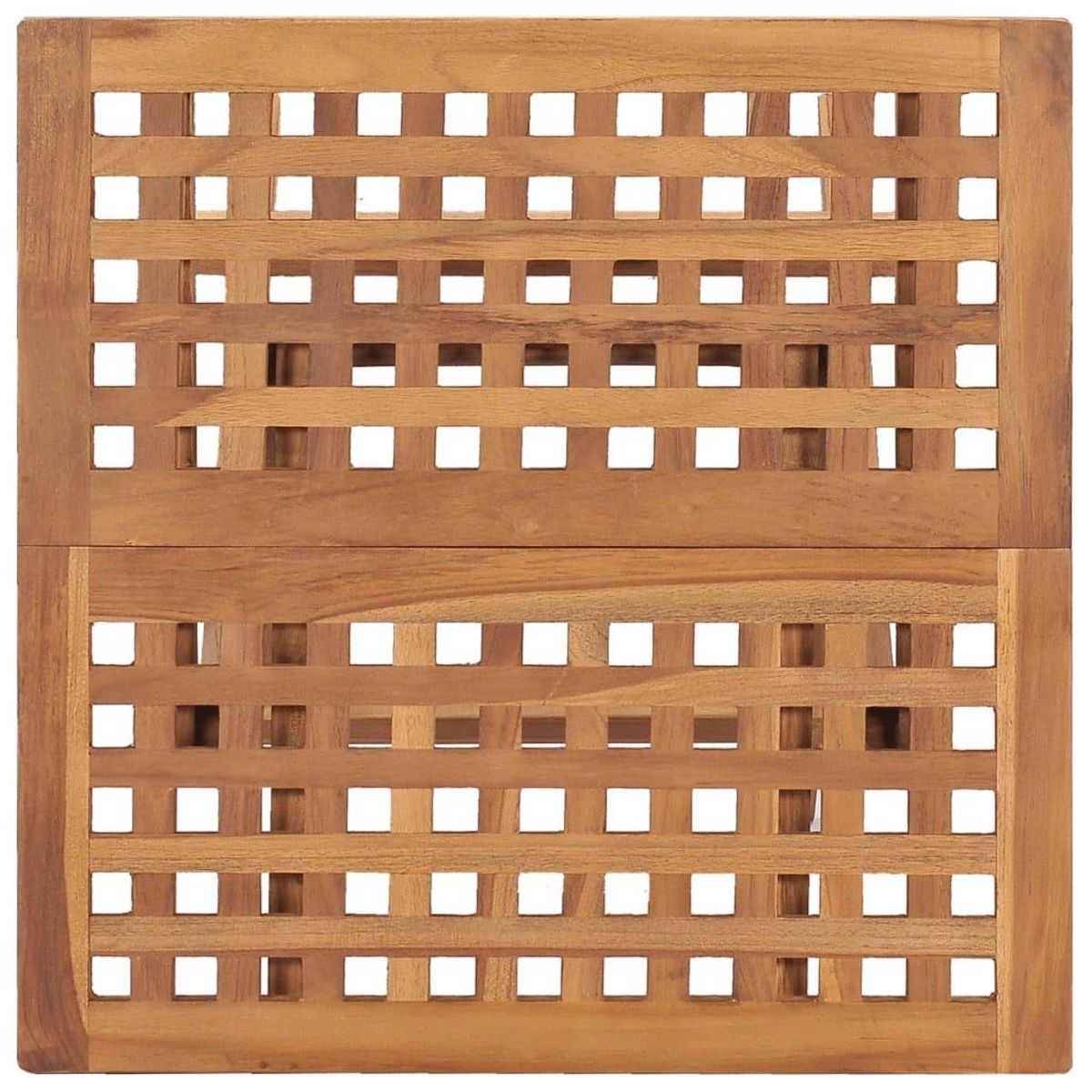 VIDAXL Table pliable de jardin 50x50x50 cm Bois de teck solide
