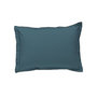 Voir la diapositive 4 : FUTURE HOME Lot de 2 taies d'oreiller unies en coton finition bourdon