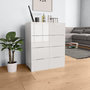 Voir la diapositive 1 : VIDAXL Buffet Blanc brillant 60x35x80 cm Bois d'ingenierie