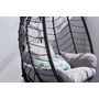 Voir la diapositive 4 : CONCEPT USINE Fauteuil suspendu en résine effet rotin gris LIMA
