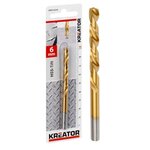KREATOR Foret métaux en titane HSS Ø 4x75mm