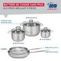 Voir la diapositive 2 : ELO Ensemble de 2 Poêles de cuisson 24 et 28 cm et 3 faitouts 12, 16 et 20 cm Elo Profi Brillant
