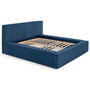 Voir la diapositive 1 : BEST MOBILIER Topaze - lit coffre - 180x200 cm - sommier inclus - velours côtelé