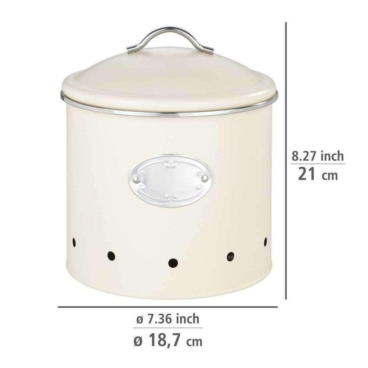 Wenko Boîte de conservation 4 L - Beige